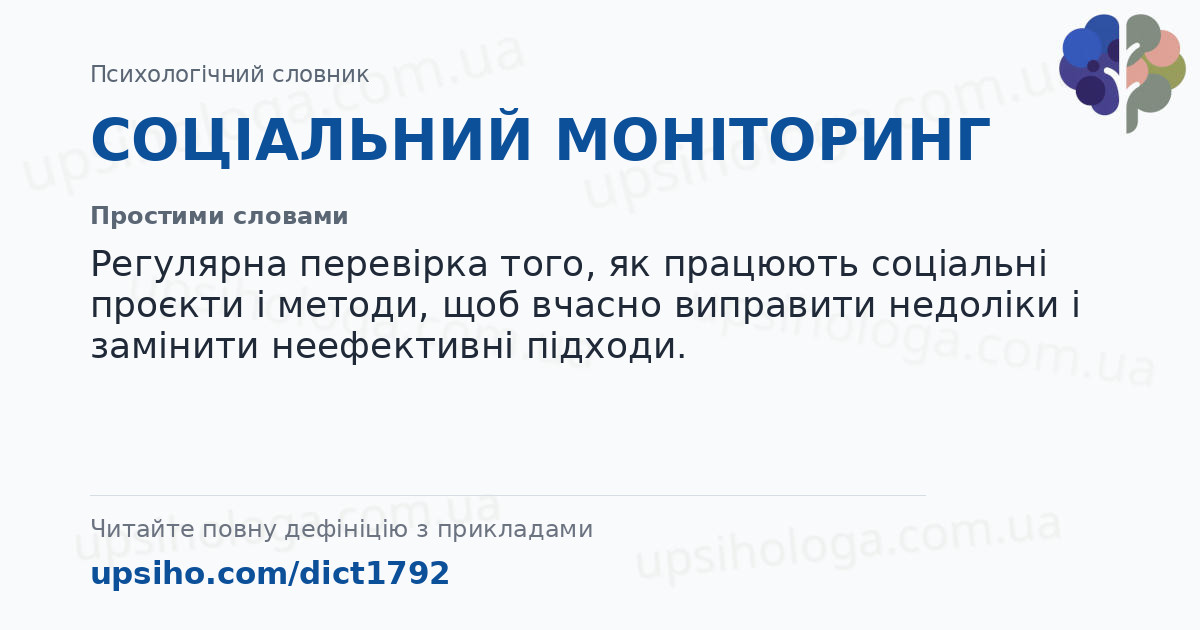 СОЦІАЛЬНИЙ МОНІТОРИНГ — Простими словами