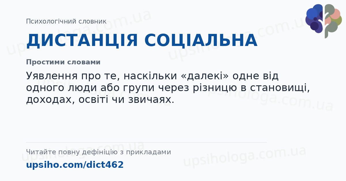 ДИСТАНЦІЯ СОЦІАЛЬНА — Простими словами