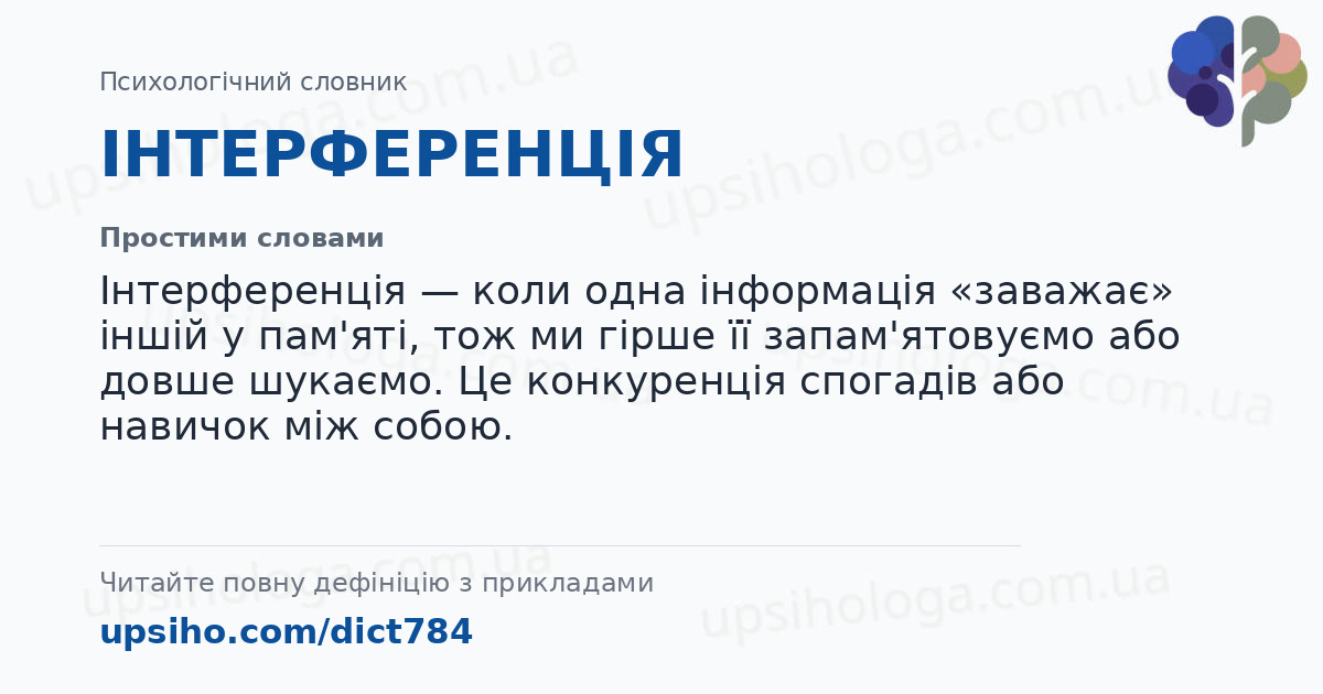ІНТЕРФЕРЕНЦІЯ — Простими словами